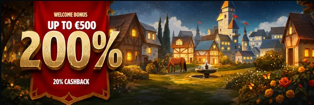welcome first deposit bonus 200% and 20% cashback